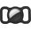 OEM AirTag Case na obrożę / pasek / szelki BLACK / CZARNY 14060019 5901313585183