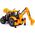 Polesie TRAKTOR KOPARKA 25X12X15 PROGRESS POM WADP WB12 14063804 4810344091543