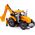 Polesie TRAKTOR KOPARKA 25X12X15 PROGRESS POM WADP WB12 14063804 4810344091543