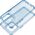 OEM Futerał MATRIX CLEAR do IPHONE 16 PLUS niebieski 14070237 5903396324345