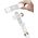 Selfie stick OEM Zestaw / uchwyt selfie z pilotem na bluetooth tripod LED  SSTR-20 biały 14074339 5903396150814