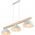Lampa wisząca TKKRYWULT Tk Lighting Oslo 4712 lampa wisząca zwis 3x15W E27 biała/drewniana 14077276 5901780547127