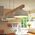Lampa wisząca TKKRYWULT Tk Lighting Oslo 4712 lampa wisząca zwis 3x15W E27 biała/drewniana 14077276 5901780547127