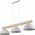 Lampa wisząca TKKRYWULT Tk Lighting Oslo 4712 lampa wisząca zwis 3x15W E27 biała/drewniana 14077276 5901780547127