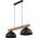 Lampa wisząca TKKRYWULT Tk Lighting Oslo 4711 lampa wisząca zwis 2x15W E27 czarna/drewniana 14077277 5901780547110
