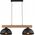 Lampa wisząca TKKRYWULT Tk Lighting Oslo 4711 lampa wisząca zwis 2x15W E27 czarna/drewniana 14077277 5901780547110