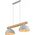 Lampa wisząca TKKRYWULT Tk Lighting Oslo 4713 lampa wisząca zwis 2x15W E27 biała/drewniana 14077279 5901780547134