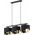 Lampa wisząca TKKRYWULT TK Lighting Grant 4824 lampa wisząca zwis 3x15W E27 czarna/złota 14078186 5901780548247