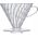 Hario Hario plastikowy Drip  V60-01 clear 14082862 4977642143319