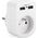 Montis Rozgałęźnik z uziemieniem 1p+Z 2xUSB 2.1A Montis MT092 biały 14084568 5901811405570