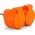 Montis Rozgałęźnik podwójny 2x2P+Z, 16A, 250V | IP44| pomarańczowy MT089 14084581 5901811405471