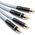 Melodika Melodika MD2R120G Kabel 2xRCA - 2x RCA Gunmetal - 12m 14085180 5907609008183
