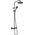 Hansgrohe Vernis Blend Komplet prysznicowy 200 1jet EcoSmart z baterią termostatyczną, czarny mat 14088955 4059625338667
