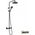 Hansgrohe Vernis Blend Komplet prysznicowy 200 1jet EcoSmart z baterią termostatyczną, czarny mat 14088955 4059625338667