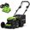 Kosiarka akumulatorowa Greenworks 2x24V Kosiarka akumulatorowa z napędem 46cm G24X2LM46SPK4X  zestaw ładowarka dual + 2 aku 4Ah 14090603 6952909062457