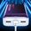 Powerbank Wekome WEKOME WP-353 Vanguard Series - Power bank 10000 mAh PD 20W + QC 22.5W (Fioletowy / Przezroczysty) 14092440 6941027641101