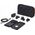 Mophie UAG 3in1 Travel Charger - bezprzewodowa ładowarka podróżna do trzech urządzeń 15W, kompatybilna z MagSafe, kabel, wtyczki i organizer w zestawie (black/gray) 14102904 840283911606