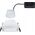 Paulmann Oprawa do wbudowania EBL COLE SET 3-STEP DIM  6W 470lm 2700K IP44 230V biały / aluminium 14104929 4000870931288