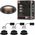 Paulmann Oprawa do wbudowania EBL COLE SET COIN 3-STEP DIM  zestaw 3x6W 3x470lm 2700K IP44 230V czarny matowy / aluminium 14104936 4000870948699