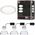 Paulmann Oprawa do wbudowania EBL COLE SET COIN 3-STEP DIM  zestaw 3x6W 3x470lm 2700K IP44 230V biały matowy / aluminium 14104937 4000870948705
