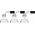 Paulmann Oprawa do wbudowania EBL COLE SET COIN 3-STEP DIM  zestaw 3x6W 3x470lm 2700K IP44 230V biały matowy / aluminium 14104937 4000870948705