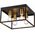 Lampa sufitowa Reality Cage 638704-02 plafon oprawa sufitowa 4x40W E27 czarny/złoty 14105022 5903205002297