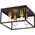 Lampa sufitowa Reality Cage 638704-02 plafon oprawa sufitowa 4x40W E27 czarny/złoty 14105022 5903205002297