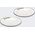 Petromax Talerze Emaliowane Petromax 26 Cm 2 Szt WHITE 14115169 4250435731192