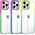 Maxximus MX RAINBOW IPHONE 15 PLUS (6.7) LIME-BLUE / ZIELONO-NIEBIESKI 14115233 5901313079613