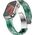 ForCell FORCELL F-DESIGN FA04 pasek żywiczny marmurkowy do APPLE Watch 38 / 40 / 41 mm zielony 14116691 5903396291487