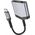 Adapter USB Hoco HOCO adapter AUX 2w1 Typ C do Typ C / Jack 3,5 mm 27W LS39 szary 14116938 6942007629355