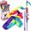 Mega Creative WSTEGA GIMNASTYCZNA 30CM MIX MC  DISP 24/96/192 14119238 5905523623499