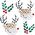 Craft with Fun OZDOBA BN KRYSZTALKI SPRZYL RENIFE 4SZT CF12/288 14128000 5908275174691