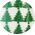 Craft with Fun OZDOBA BN NAKLEJKI CHOINKA ZIEL 9SZT CF 12/288 14128005 5904335883053