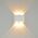 Kinkiet Italux Italux Ortelo OWL-6650-2-WH-3K kinkiet lampa ścienna ogrodowa IP54 4x4W LED 3000K biały 14128383 5902854534456