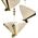 Lampa wisząca Light Prestige Light Prestige Mariposa LP-1715/3P lampa wisząca zwis elegancka designerska motyle 3x24W LED CCT 3000-4000-6000K złota 14133368 5907629279440