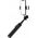 Selfie stick Hurtel Selfie stick WC12YDS teleskopowy tripod 1.3m ze stopu aluminium z podwójną lampą i uchwytem na telefon - czarny 14146938 5907769360633