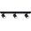 Lampa sufitowa Paulmann Oprawa ścienno sufitowa ZYLI GU10 max. 3x10W IP44 230V czarny metal / metal 14148864 4000870667774