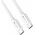 Kabel USB ForCell FORCELL F-ENERGY C338 kabel Typ C do Typ C PD QC4.0 3A 60W 1 m biały 14150544 5903396219580