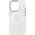 Hurtel Etui Glitter Case MagSafe na iPhone 16 Pro Max - białe z brokatem 14150700 5907769363924