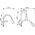 Wylewka W101S-B / FERRO / ELASTICO II / WYLEWKA  DO BATERII ZLEWOZMYWAKOWEJ, SZARA / 14150768 5903738212033