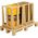 LeanToys Wózek Widłowy 1:16 Ruchome Widły Dźwięki Światła Żółty 14150962 5905991006916