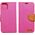OEM Kabura CANVAS Book do IPHONE 16 różowy 14167810 5903396308758