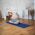 HMS Mata do ćwiczeń jogi yogi fitness korkowa TPE HMS YM10 niebieska 14168456 5907695558296