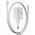 Ładowarka NEXT ONE NEXT ONE Ładowarka sieciowa Fast 35W GaN 2xUSB-C z kablem USB-C white 14178326 5940714051347