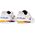 Joma Buty piłkarskie Joma Top Flex 2476 Indoor biało-czerwone TOPW2476IN 44,5 14198470 8445954891656