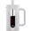 Klausberg ZAPARZACZ TŁOKOWY DO KAWY/HERBATY Z 350ml KLAUSBERG KB-7743 BIAŁY 14198898 5908287277434