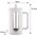 Klausberg ZAPARZACZ TŁOKOWY DO KAWY/HERBATY 1000ml KLAUSBERG KB-7753 BIAŁY 14198936 5908287277533