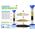 LeanToys Zestaw Doświadczalny Filtracja Wody Filtr Piaskowy 4 Warstwy LEAN Toys 14201983 5905884459010