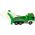 LeanToys Ciężarówka Śmieciarka Segregowanie Zielona Napęd Frykcyjny 1:16 LEAN Toys 14202252 5905515354004